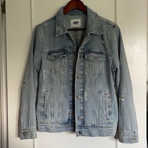 Old Navy Distressed Denim Jacket